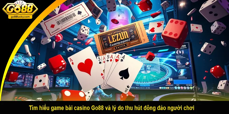 Tìm hiểu game bài casino Go88 và lý do thu hút đông đảo người chơi